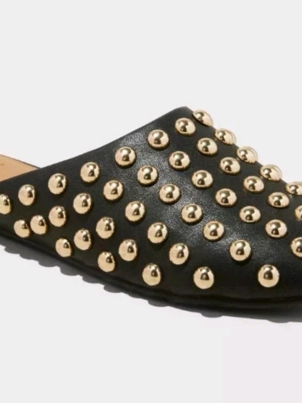 A New Day Women's Channing Studded Slip On Mule Jet Black  - Multiple Size